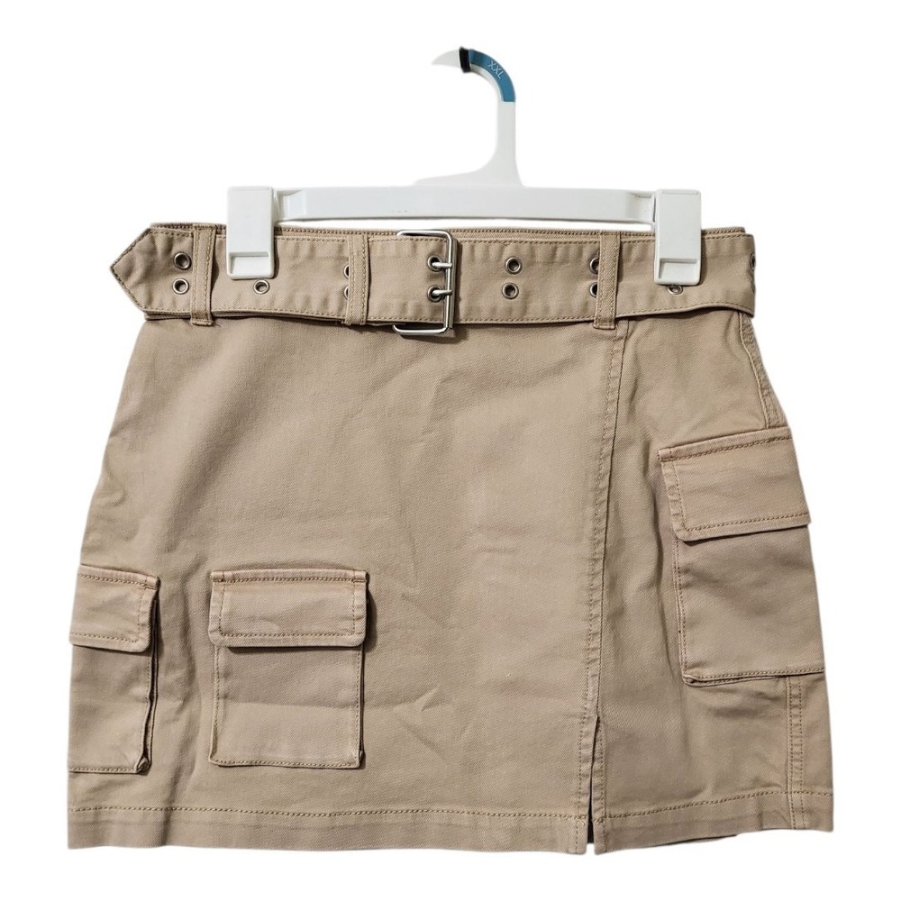 💕Juicy Couture‎ Women's Size 29 Cargo Skirt Tan Y2K Mini Short New